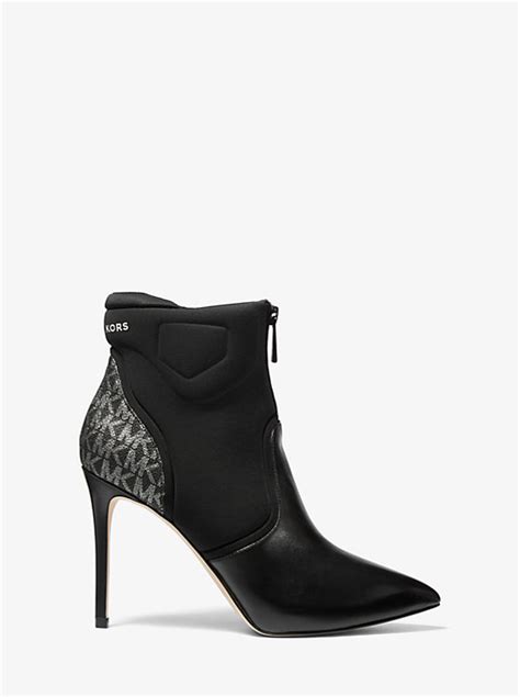 michael kors scuba boots|Uma Leather and Scuba Ankle Boot .